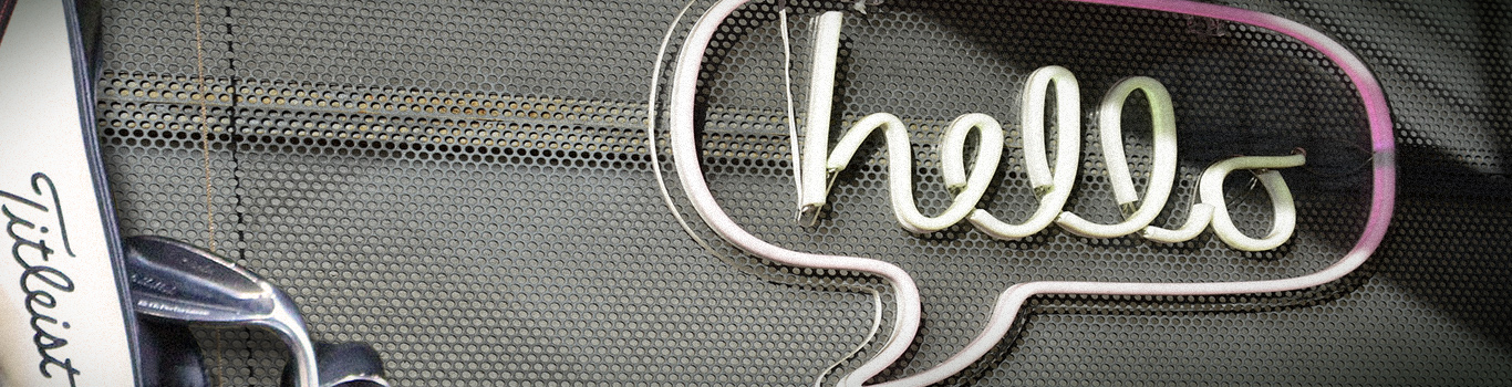 Closeup view of Open sign